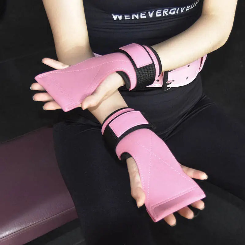 Thick Palm Protectors for CrossFit & Weight Lifting – Non-Slip Gymnastics Bar Grip Gloves for Training & Gym Workout
