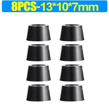 8/80pcs Rubber Furniture Pads - Non-Slip Floor Protectors & Chair Leg Bumper Gaskets for Tables and Cutting Boards