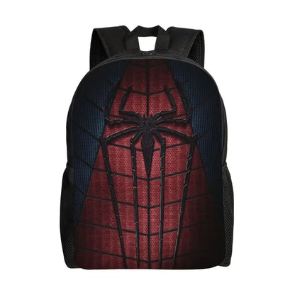 Custom Spider-Man Web Backpack – Water-Resistant School & College Bag for Men and Women