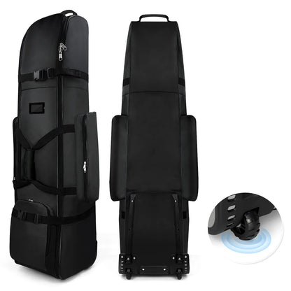 Heavy Duty Golf Travel Bag – 900D Polyester Oxford, Wear-Resistant, Foldable Soft-Sided Case with Zipper & Wheels