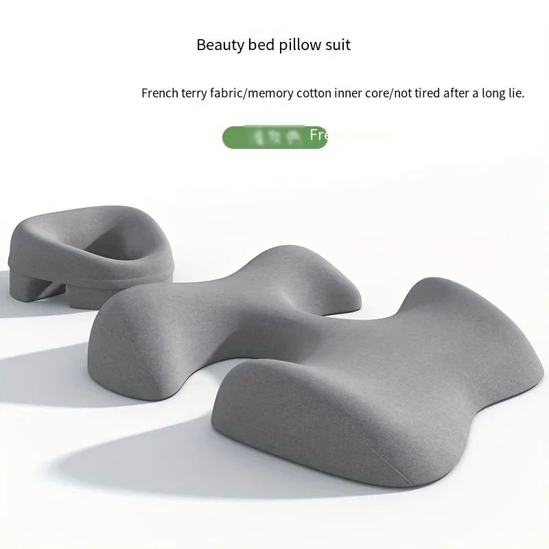 Face & Body Massage Pillow - Ergonomic Non-Slip Spa Support Cushion for Home & Salon