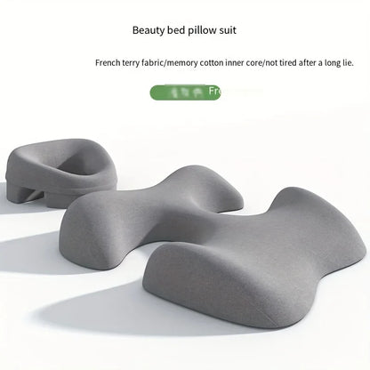 Face & Body Massage Pillow - Ergonomic Non-Slip Spa Support Cushion for Home & Salon