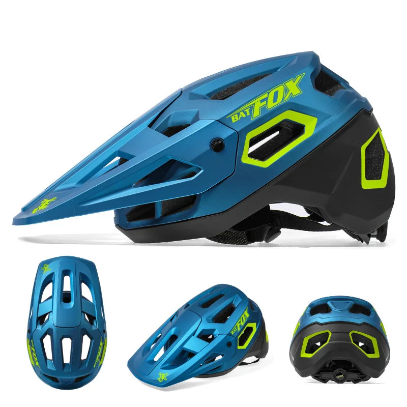 BATFOX MTB Cycling Helmet — Integrally-Molded Mountain Bike Helmet for Speed & Safety