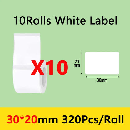 Niimbot B21/B1/B203 Mini Bluetooth Thermal Printer – Waterproof Oil-Resistant Label Maker with Adhesive Sticker Paper for Office Use