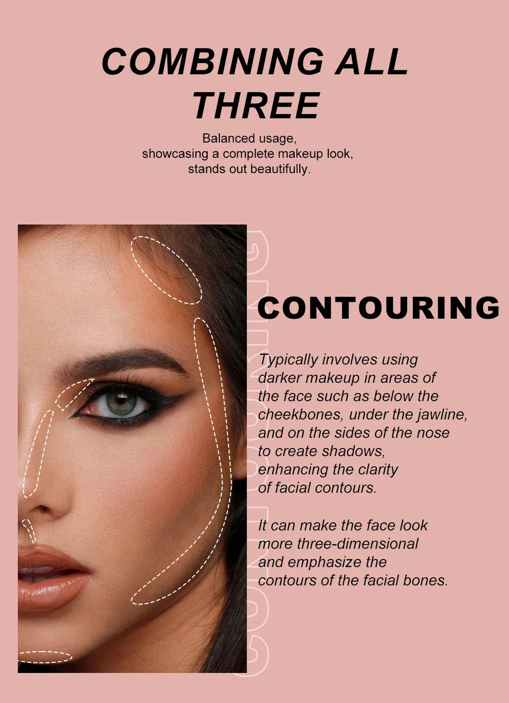 YOUNG VISION Air Cushion Powder Blusher – High Gloss Stick, 6 Color Options for Liquid Rouge Makeup