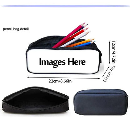 Mini-Craft Kids School Backpack Set — Front Pocket Backpack, Shoulder Bag & Pencil Case for Boys & Girls Ages 5-10