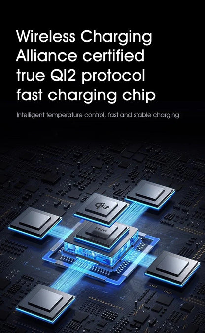 Truly Qi2 3-in-1 MagSafe Magnetic Touch Wireless Charger — Fast Charging Dock for iPhone, Android, Apple Watch & AirPods