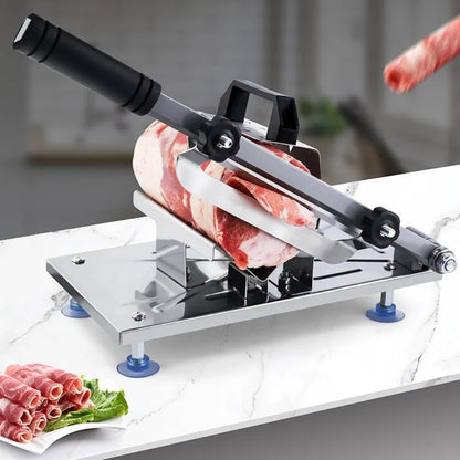 Portable Adjustable Beef & Vegetable Slicer – Household Meat and Frozen Food Cutting Tool