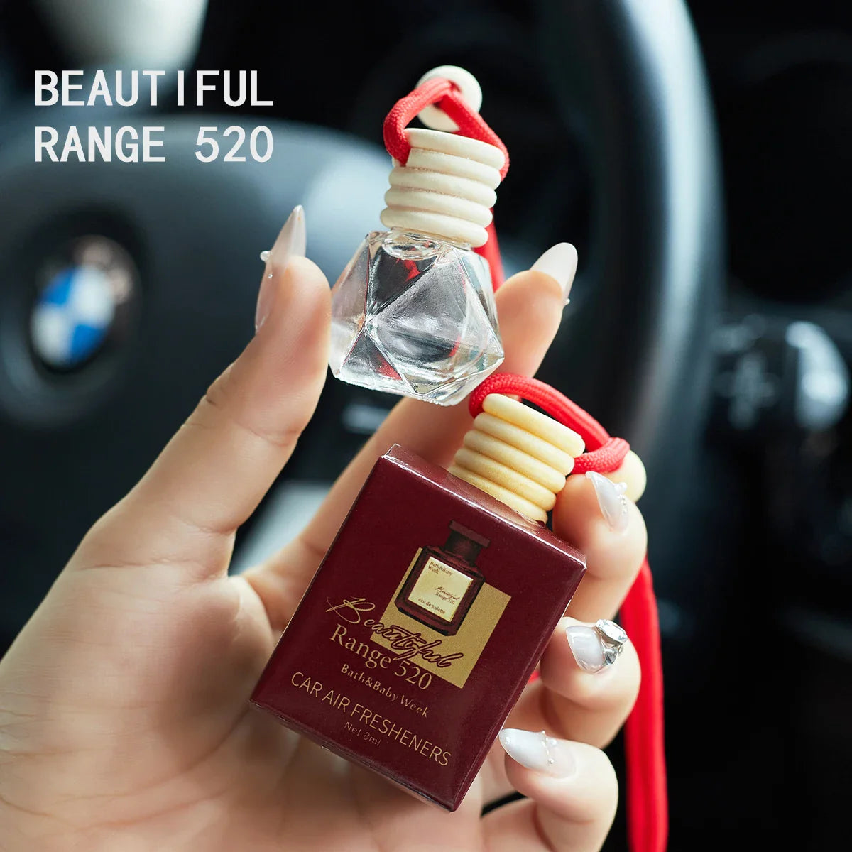 Car Perfume Air Freshener – Long-Lasting Interior Fragrance for Fresh & Charming Car Scent