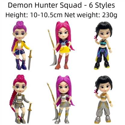 Anime Kpop Devil Hunter Blind Box — Disassembly Fun Mini Statue, Desktop Collectible Model, Gift & Decoration