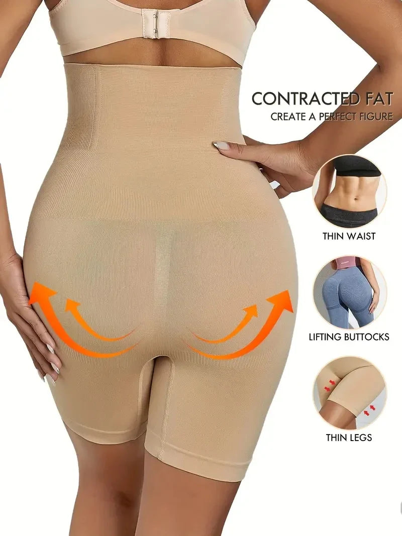 High Waist Shaping Panties – Tummy Control Butt Lifting Slimming Shorts Women’s Body Shaper Underwear Seamless Shapewear Control Briefs