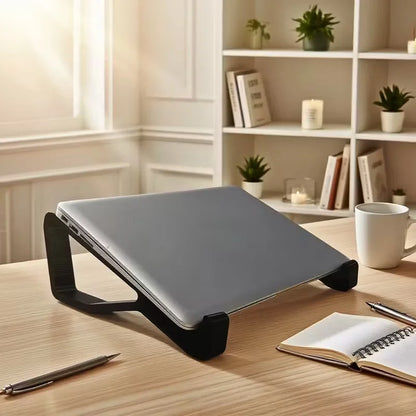 Adjustable Ergonomic Laptop Stand – Portable Height & Tilt Support for MacBook & PC, Minimalist Design