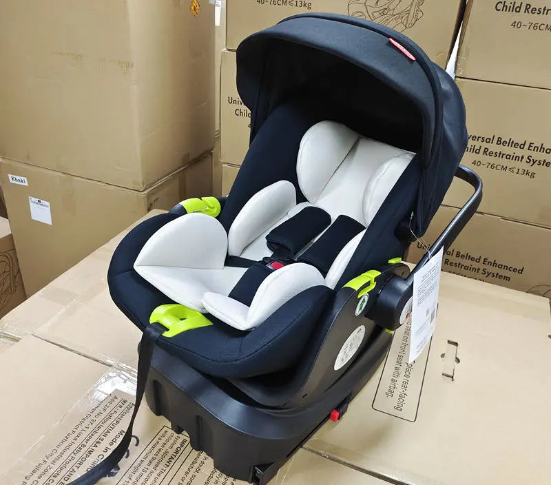 3-in-1 Baby Stroller Travel System – Foldable Newborn Pram with Isofix Base & Reversible Carriage