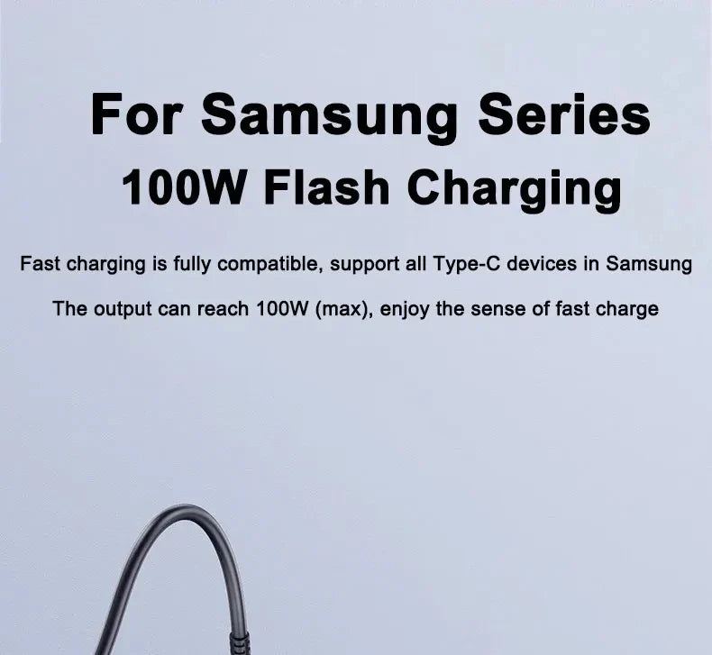 NNBILI 2-Pack 45W USB-C Fast Charging & Data Cable — Compatible with Samsung Galaxy S20/S22/S23 Ultra, Note 10+, A54 5G
