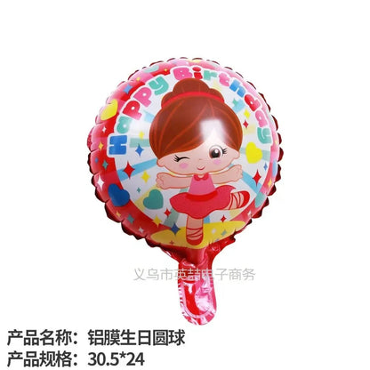 10-Inch Round Love-Shaped Aluminum Foil Balloon – English “Love” Design for Birthday, Valentine’s Day & Wedding Party Decorations