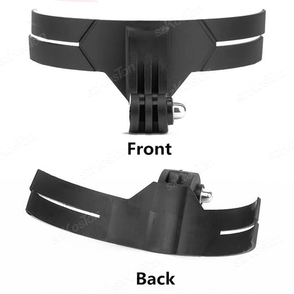 Motorcycle Helmet Chin Mount for Action Cameras – Full Face Holder for GoPro 13–8 & DJI Action 5/4