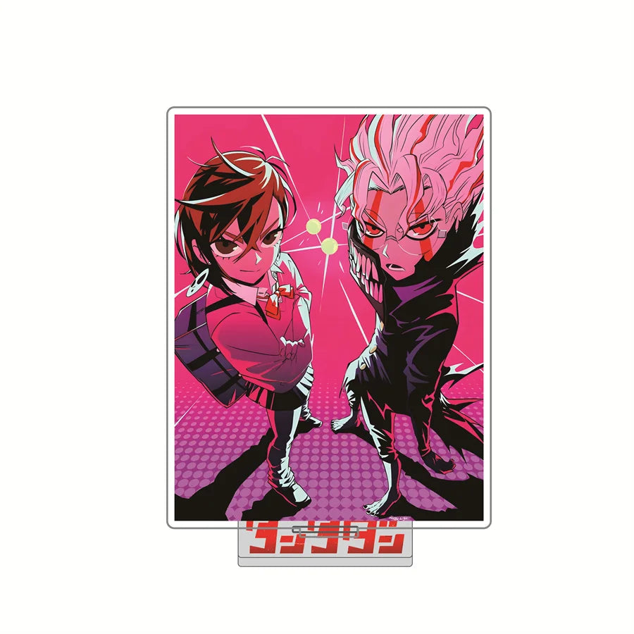 Anime Dandadan Momo Acrylic Keychain Stand – 15cm Cosplay Figure Display Plate for Bag Decoration, Fan Gift & Collectible Ornament