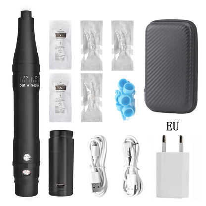 Professional Eyebrow Tattoo Machine — Wireless Micropigmentation & Microblading Pen with Battery