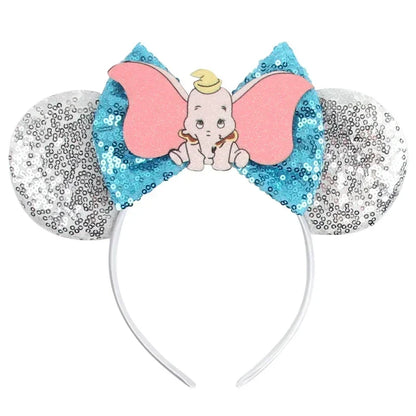 Toy Story Character Headbands - Sequin Bow, Woody, Buzz Lightyear & Alien Hair Accessories for Girls