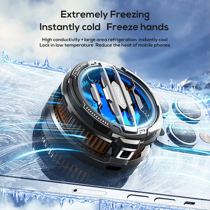 Universal Magnetic Mobile Phone Cooler – Radiator Case for iPhone 15 Pro Max and Xiaomi 14, Portable Heat Sink