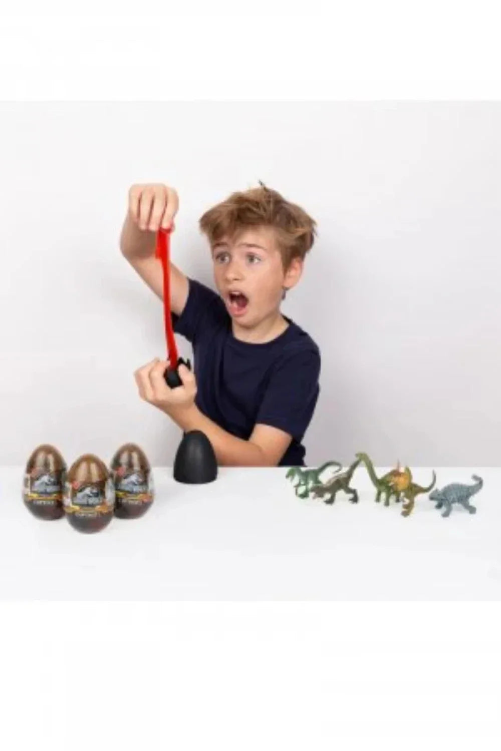Jurassic World Captive 3 Clash Edition Dinosaur Egg Blind Box — 10cm Mini Slime Surprise, Full Box Collection