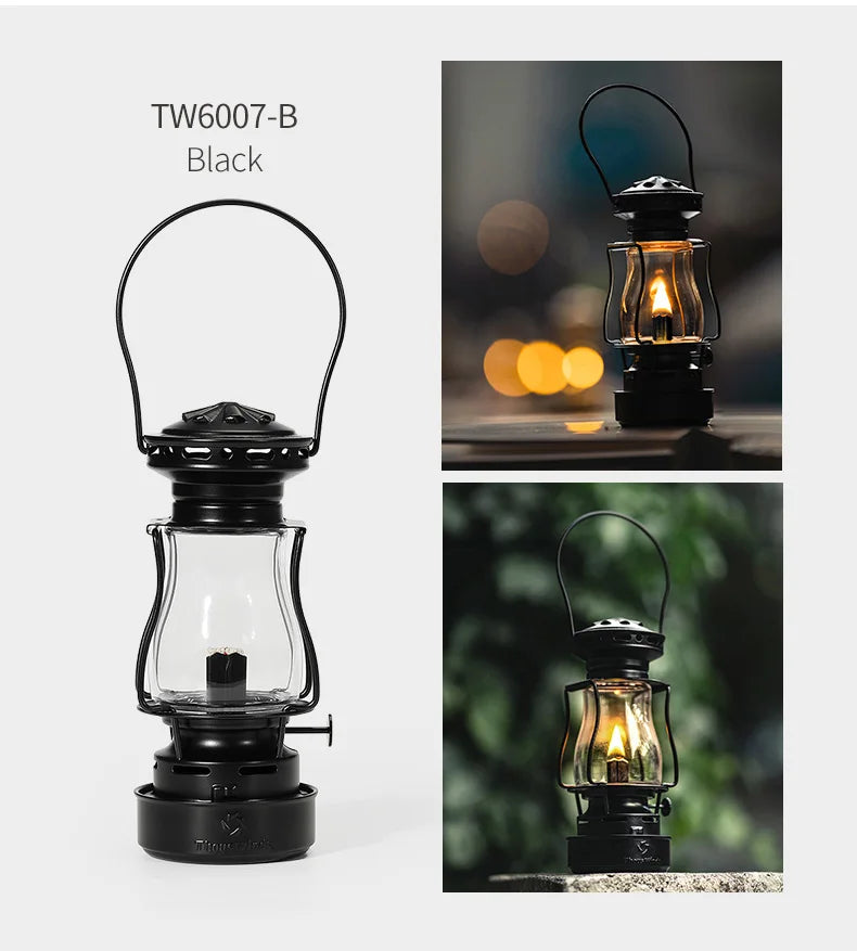 ThousWinds Twilight Kerosene Camping Lantern – Portable Retro Oil Lamp for Outdoor Picnic and Backpacking