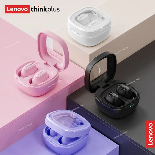 Lenovo XT62 Bluetooth 5.3 Earphones — Wireless TWS HiFi Sport Headset with Noise Reduction, Mic & Touch Control