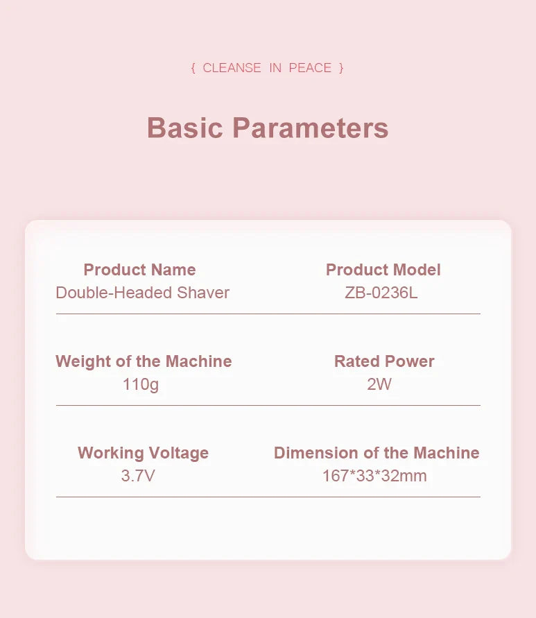 Electric Razor for Women – Painless Facial Epilator & Body Hair Trimmer for Mustache, Legs, Bikini, and More