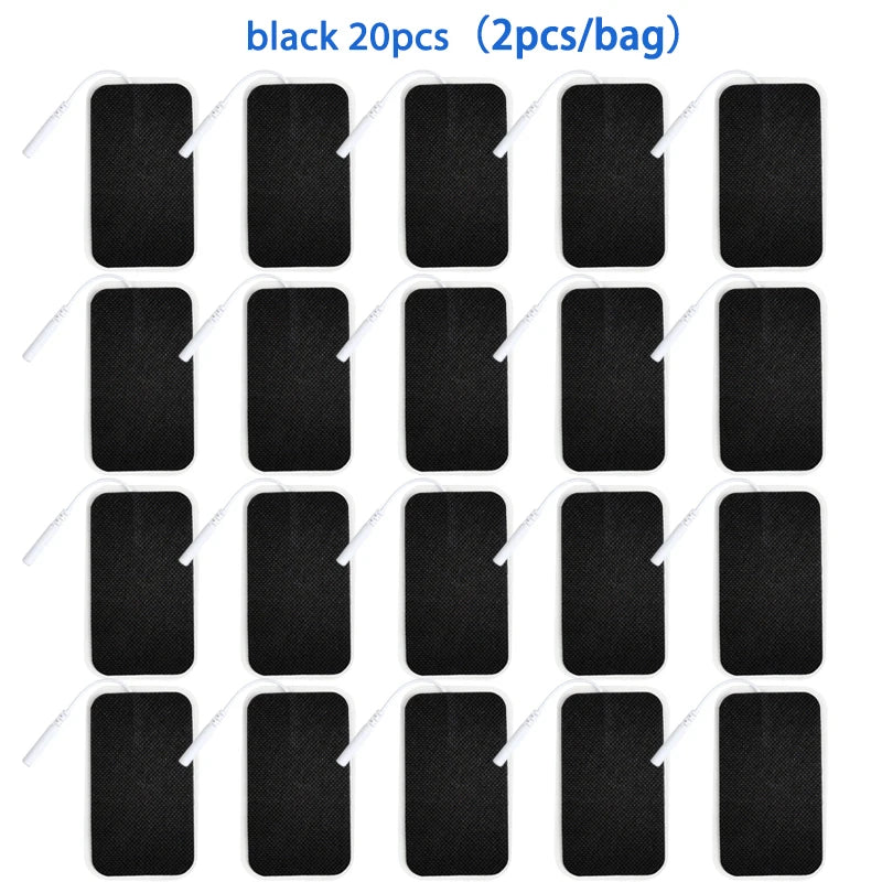 5×9cm Non-Woven Electrode Pads – 2mm Plug for TENS Muscle Stimulator & Acupuncture Machine, Gel Patch Accessories