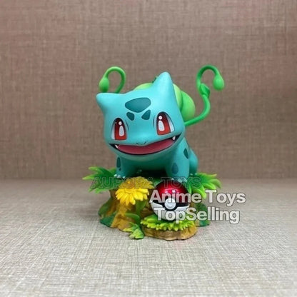 10cm Pokemon Bulbasaur Anime Figure – PVC Action Toy for Kids & Collectors