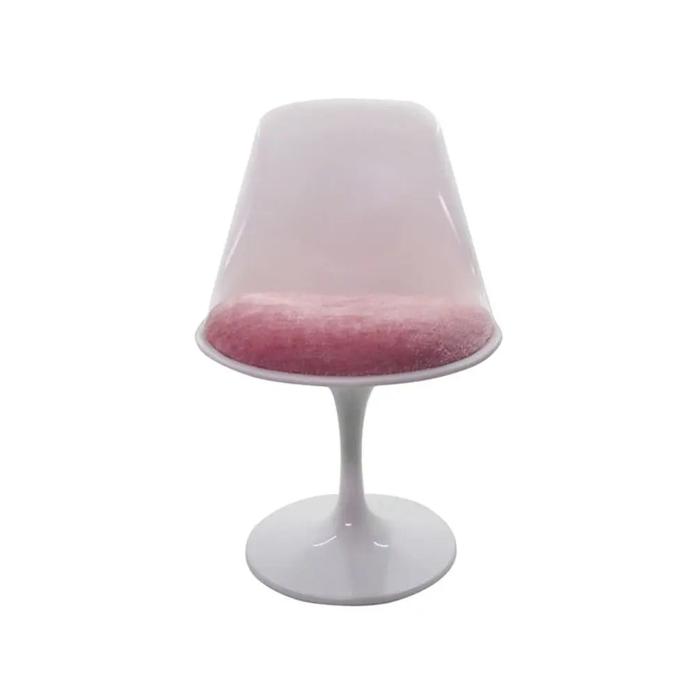 1/6 Scale Doll Round Legged Chair – Miniature Rotating Leisure Chair for Dollhouse & Photo Props