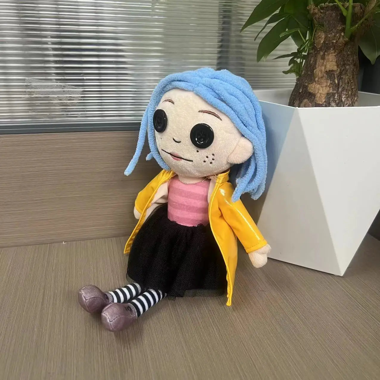 Coraline Squid Plush Toy – Cute Kawaii Cartoon Stuffed Doll Soft Pillow for Kids Birthday Gift & Collection
