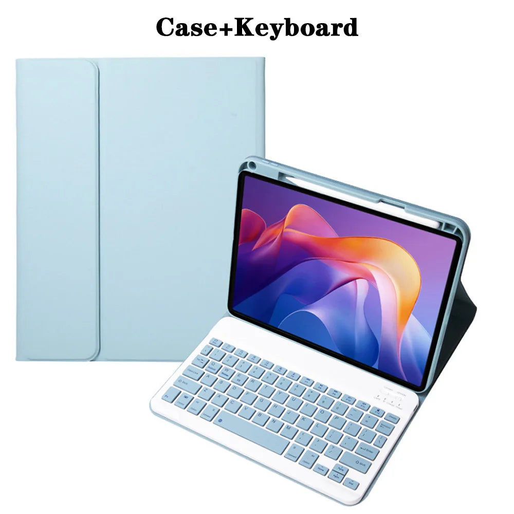 Keyboard Case for Redmi Pad 2 11-inch 2025 — Bluetooth Tablet Case with Pencil Holder for Xiaomi Redmi Pad 2