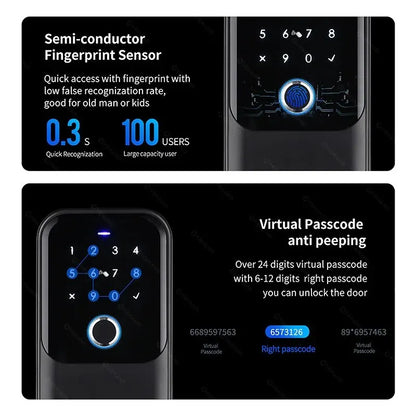 TTlock Smart Key Lock Box – Wireless Digital Code & Bluetooth Key Safe, App-Controlled Electronic Key Box for Home or Host