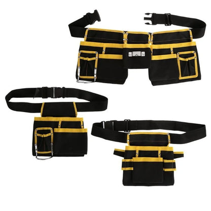 Multi-functional Electrician Tools Bag - Waist Pouch Belt Storage Holder Organizer, Oxford Cloth Construction