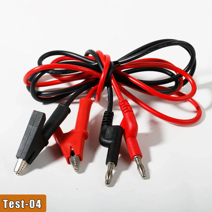 Multimeter Test Leads with Alligator Clips, Banana Plug Universal Cable, Crocodile Clip Test Wires