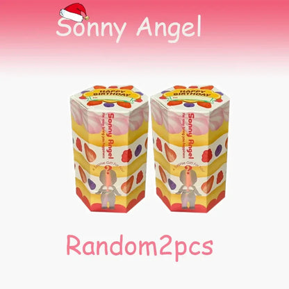 Sonny Angel Hippers Blind Box — Cute Birthday Cake Series Mini Anime Character Doll Collectible Gift
