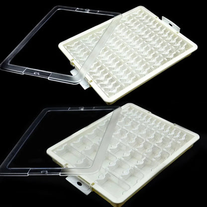 HUACAN Diamond Painting Tool Accessories – Plaid Jewelry Drill Transparent Storage Box for Diamond Embroidery