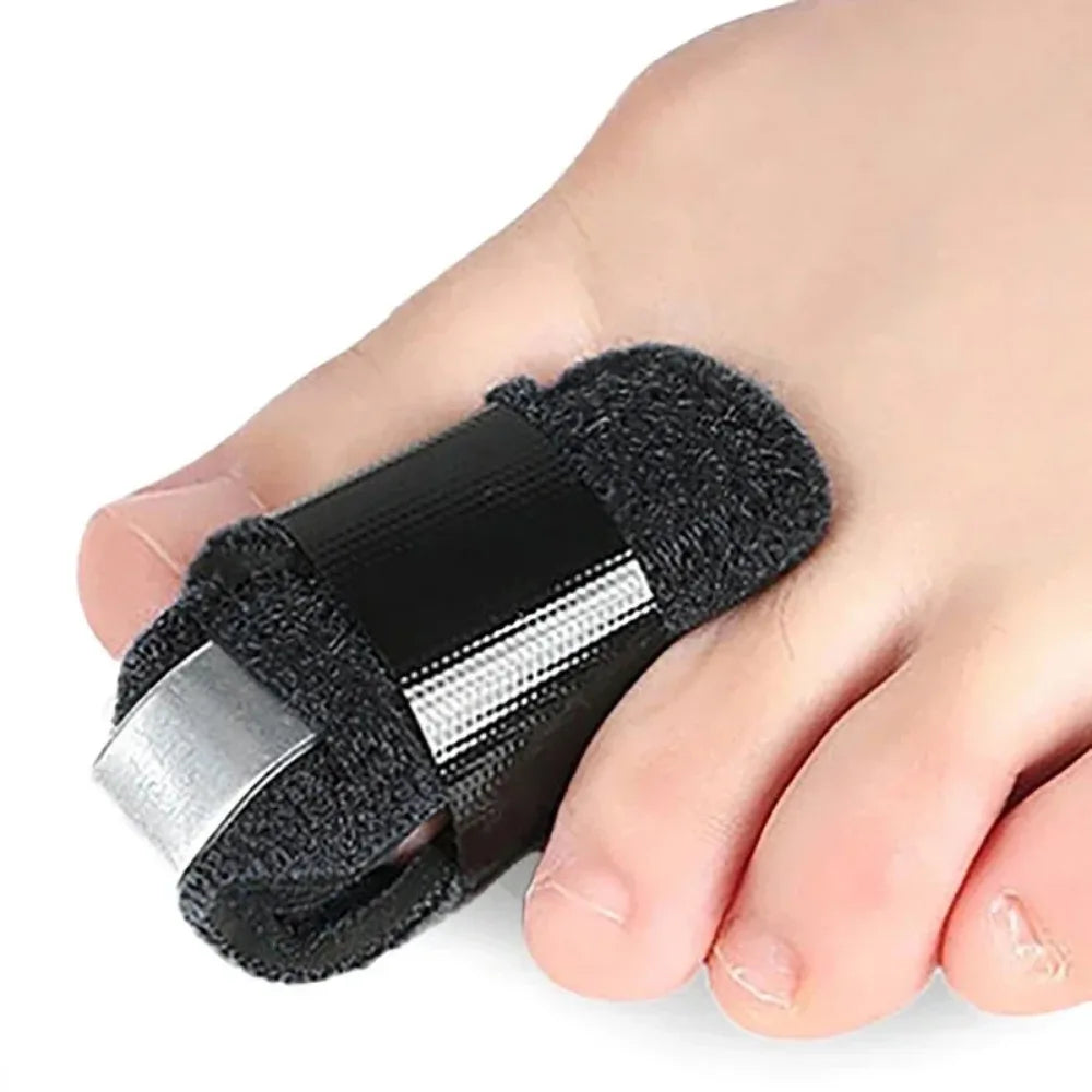 Finger & Toe Splint Brace — Hammer, Crooked & Claw Toe Straightener Stabilizer Support Wrap Tool