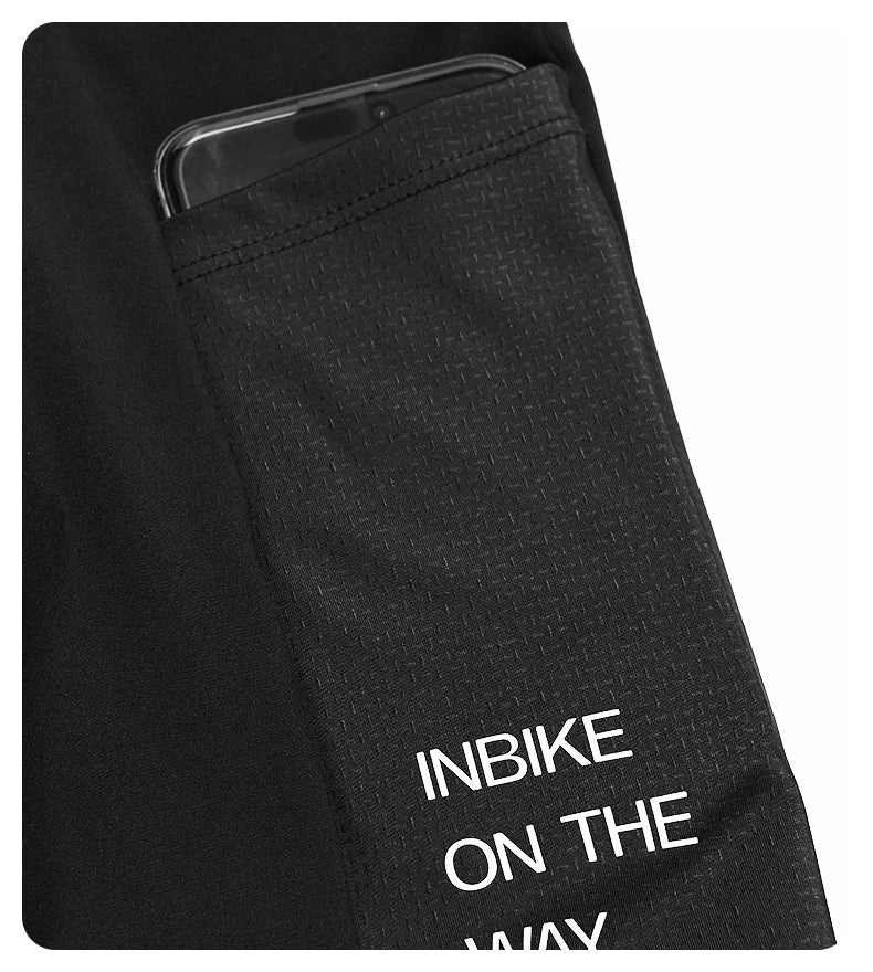 INBIKE Winter Cycling Bib Pants – Thermal Fleece 3D Padded MTB Bib Tights for Men, Cold Weather Cycling Clothing