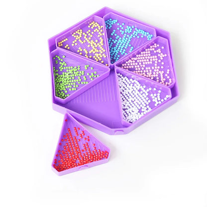 Removable 6 Slot Diamond Painting Storage Containers – Large Trays & Accessories