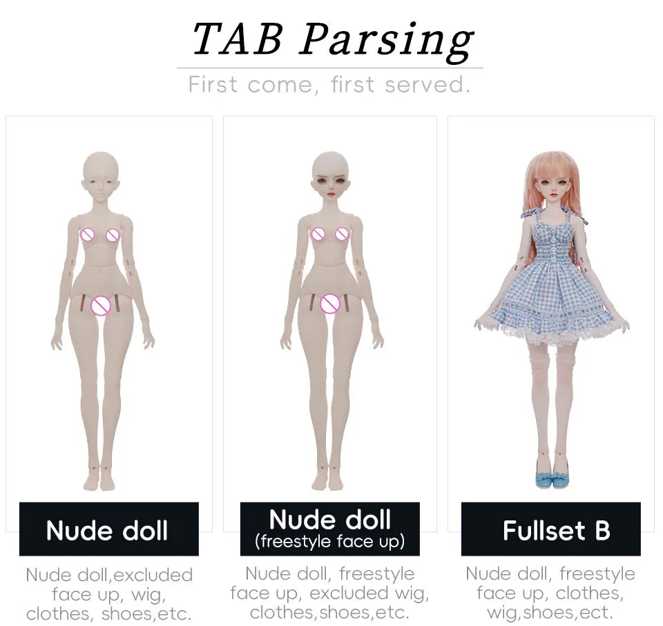 1/4 BJD Doll Carmen A Bariy — High-Quality Ball Jointed Doll Toy Gift for Girls