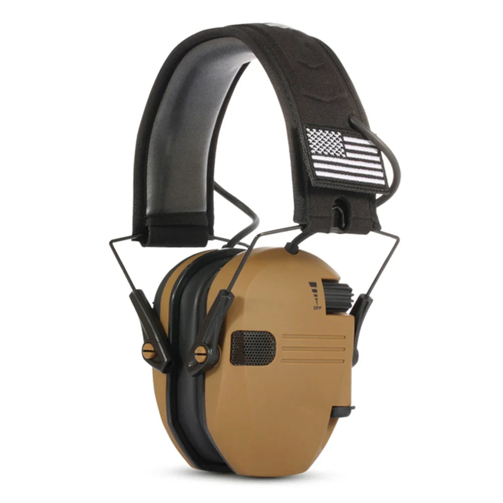 Active Helmet Mounted Earmuffs – Electronic Hearing Protection, Noise Reduction Headphones for Shooting & Hunting