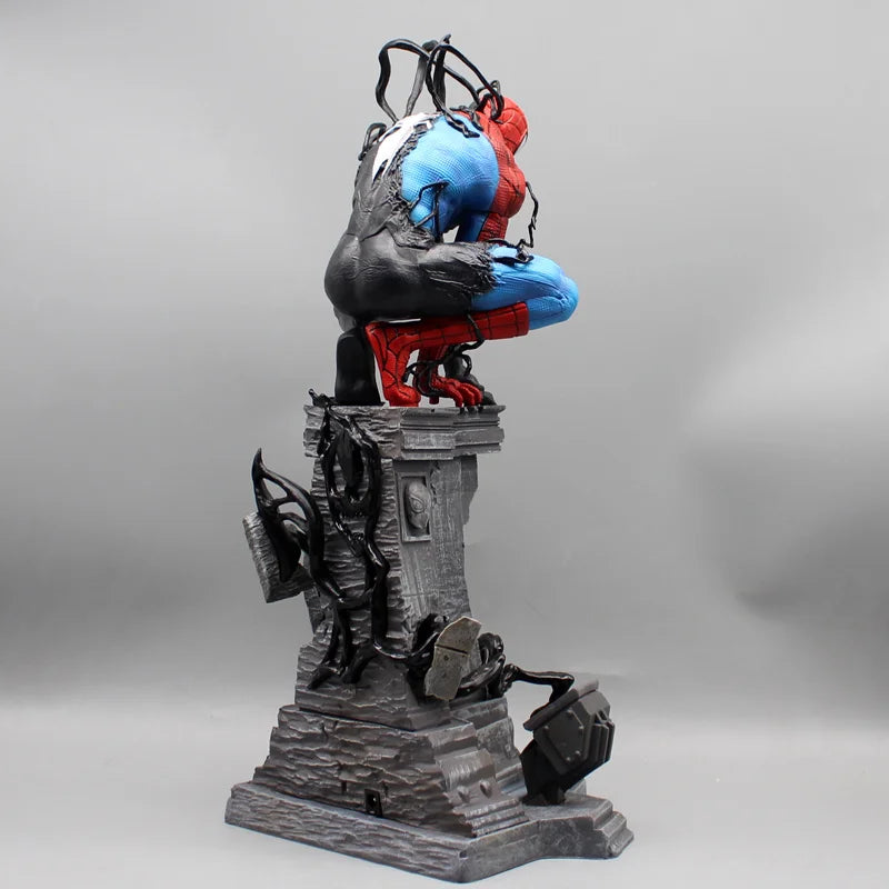 Spider-Man Venom Symbiote Figure — PVC Desktop Statue | Venom Figurine Model Toy Christmas Gift
