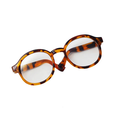 6.5cm Transparent Plastic Glasses for BJD Dolls, Labubu, MSD, SD, EXO - Sunglasses for 1/8, 1/6, 1/3, 1/4 Plush Dolls