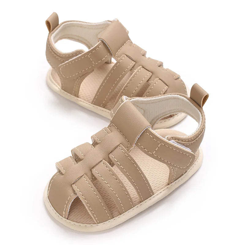 Infant Boy Pre-Walker Sandals - Breathable Soft Sole Casual Walking Shoes for 0–1 Year