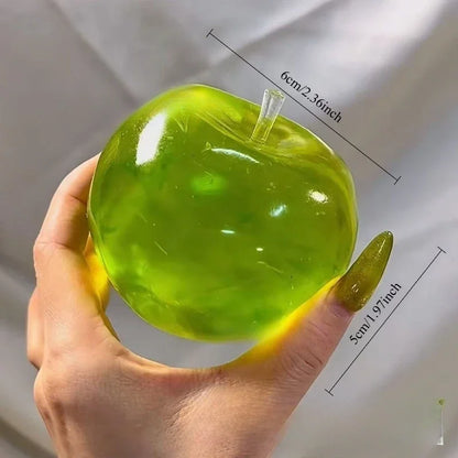 Squishy Apple Fidget Toy - Slow-Rising Fruit Stress Relief & Sensory Toy