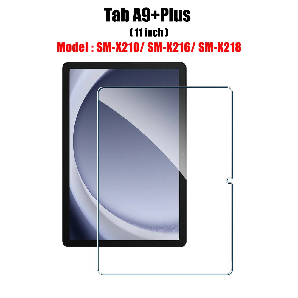 Tempered Glass Screen Protector for Samsung Galaxy Tab – Fits S6 Lite, S7 FE, S8/S8+, S9/S9 FE, S9+, S10, S11, A8, A9 Plus, 12.4" Tablets