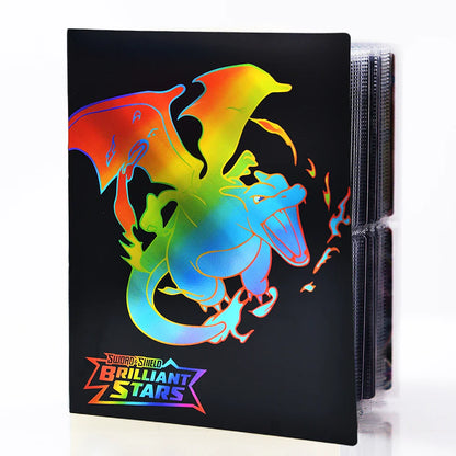 Charizard 240Pcs Card Album – Anime Card Binder for Mewtwo, Charizard & Collections, Protector Folder Gift