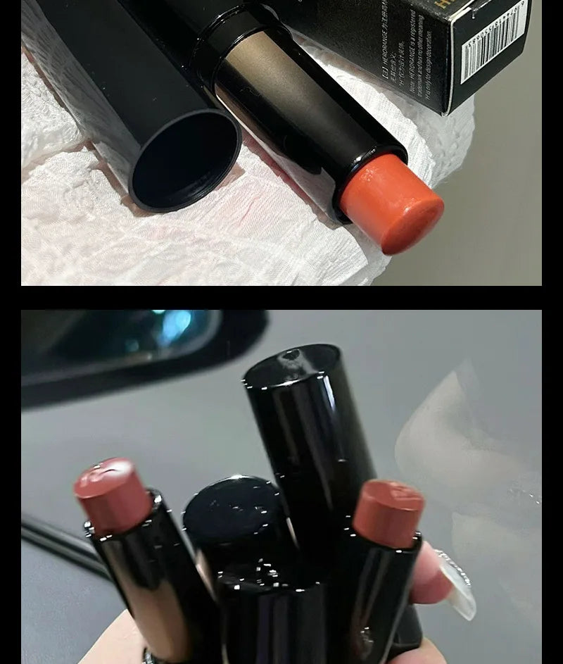 Low Saturation Mirror Water Light Lip Gloss – Moisturizing Russet Nude Lip Tint for Natural Makeup